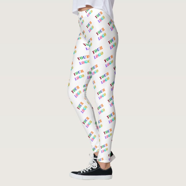 Branded Logo Business Promotional Leggings Example (Gauche)