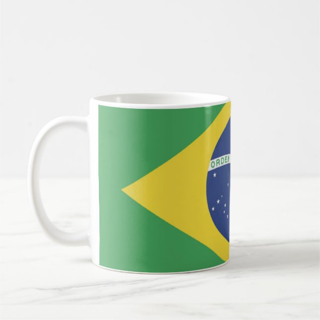 Brasil Flag Mug (Gauche)