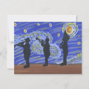 Brass Band New Orleans Starry Night