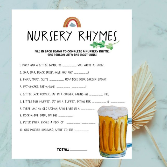 Brasserie bébé - Couleur - Baby Nursery Rhymes Jeu (Créateur téléchargé)