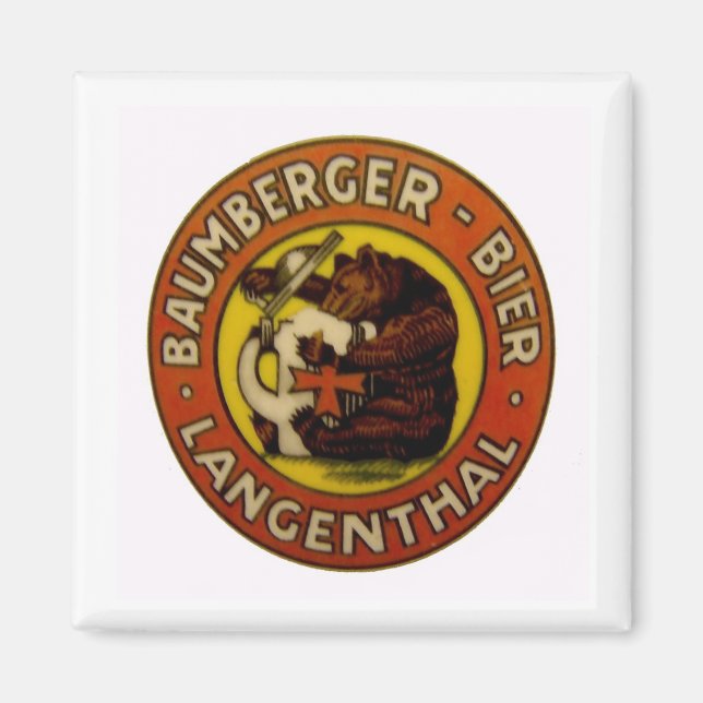 Brasserie de Baumberger Langenthal Magnet (Devant)