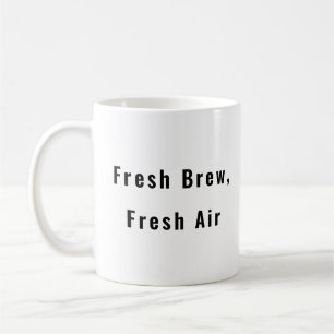 Brasserie fraîche, tasse à café en air frais