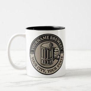 Brasserie Nom personnalisé Brasserie Big Mug
