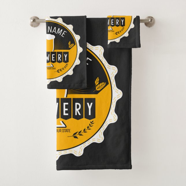 Brasserie personnalisée Bouteille Casquette Bar (En situation)