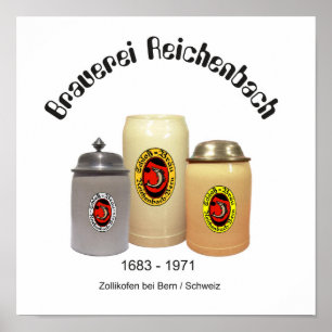 Brasserie Reichenbach Berne Poster