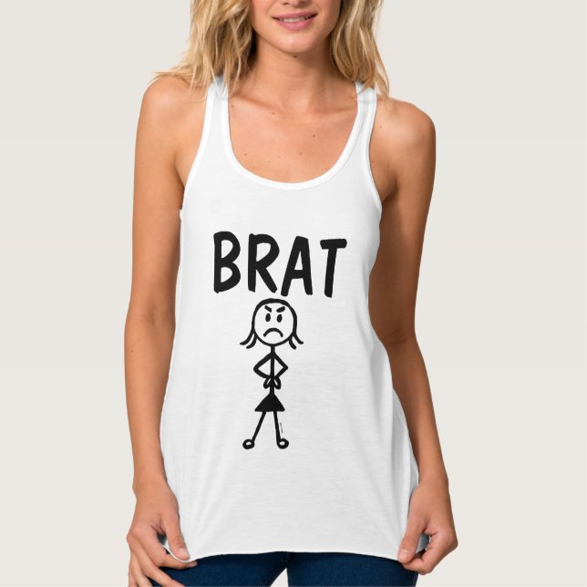 BRAT, Drôle T-Shirts Dames Filles (Devant)