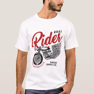 Brat Rides Motos Personnalisées T-Shirt