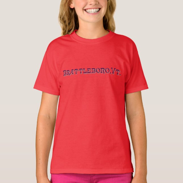 Brattleboro, VT 1886 Logo Bio T-Shirt (Devant)