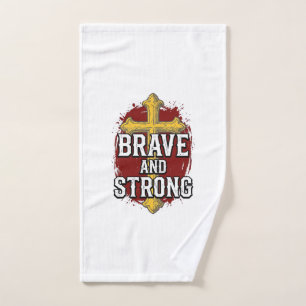 Brave et Fort Design de Chemise Vintage Croix_1