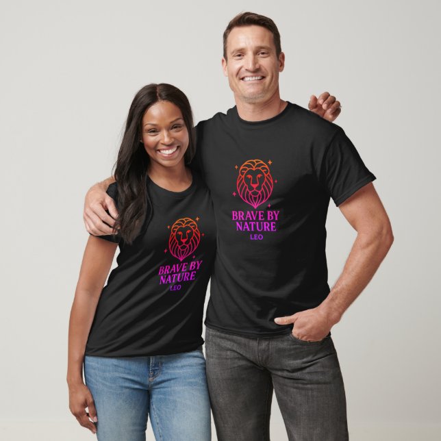 Brave par Nature Leo Zodiac T-Shirt (Unisexe)