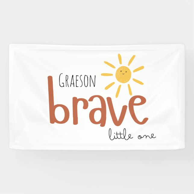 brave petite une bannière intérieure personnalisée (Horizontal)