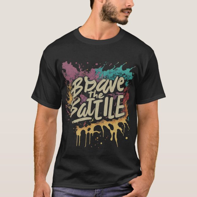 Brave t-shirt de la bataille (Devant)
