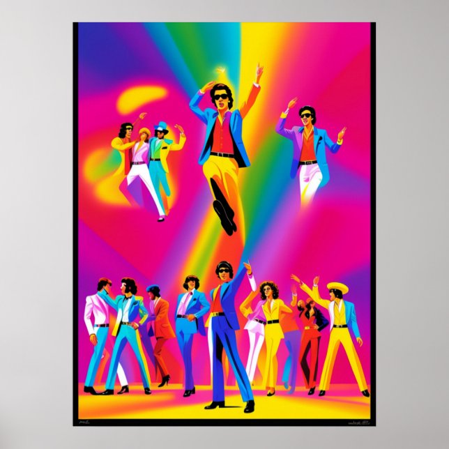 Bravo Dance Poster (pop art) (Devant)