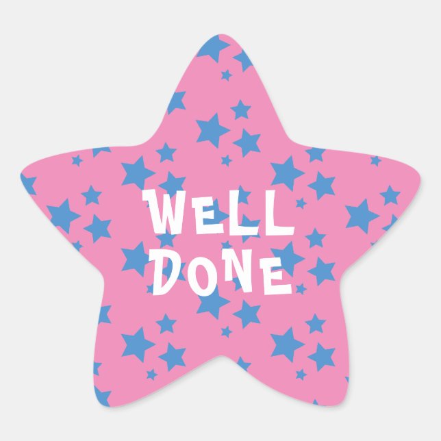 Bravo Enseignant Encouragement Étoile Sticker (Devant)