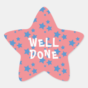 Bravo Enseignant Encouragement Étoile Sticker