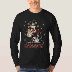 Bravo Snowman Shirt Beer Sweat de Noël Wine L