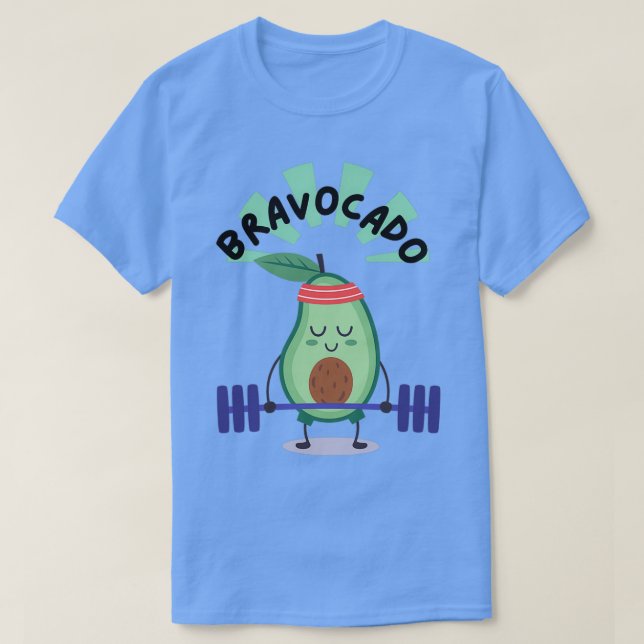Bravocado Amusant Avocado Pun Classic TShirt (Design devant)