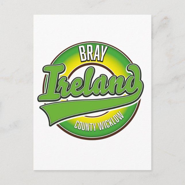 Bray Comté Wicklow Irlande. Carte postale (Devant)