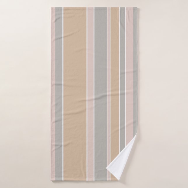 Brayures beiges (Serviette de bain)