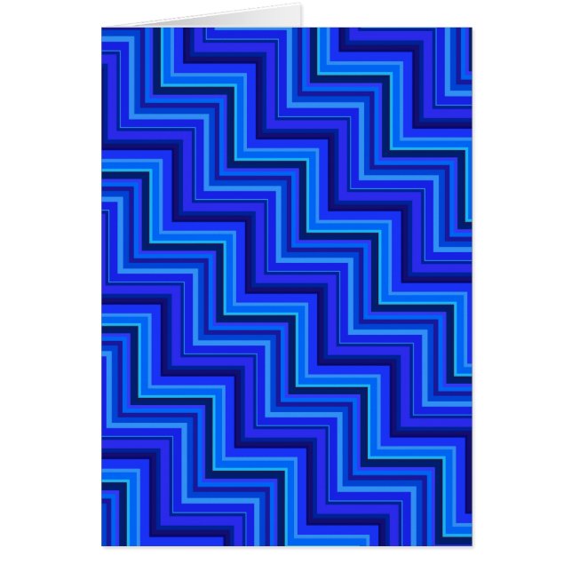Brayures bleues escaliers motif (Devant)