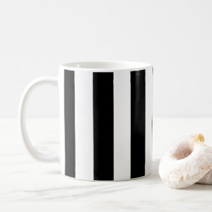 Brayures noir et blanc simple tasse de café