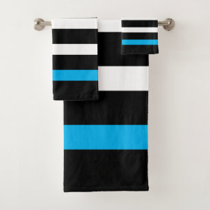 Brayures noires et roses accents bleu motif