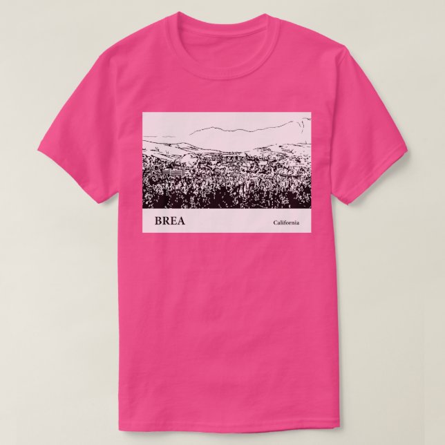 Brea California TShirt 2 (Design devant)