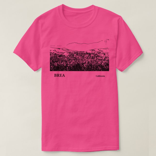 Brea California TShirt 3 (Design devant)