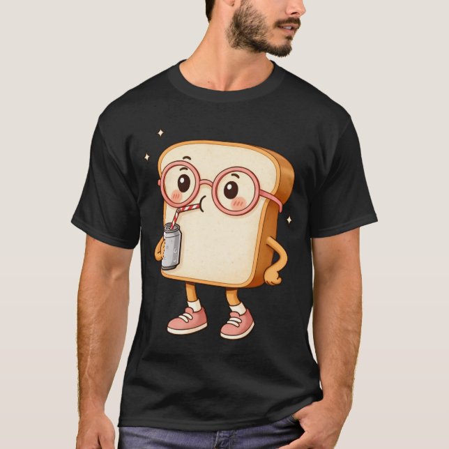 Bread Tony – T-Shirt Brillant de Pause (Devant)