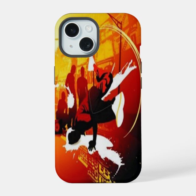 Breakdance - Coque iPhone 15 (Verso)