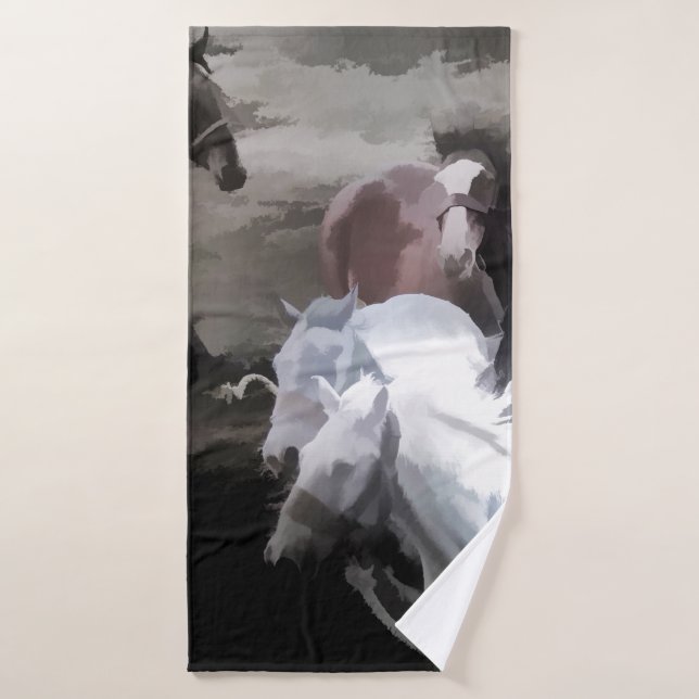 Breaking Away - Chevaux sauvages (Serviette de bain)