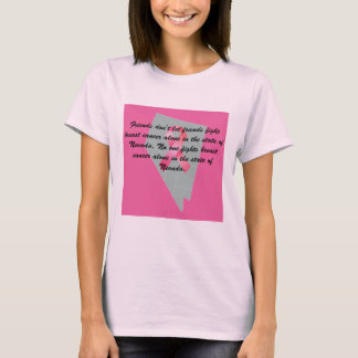 Breast Cancer Awareness in Nevada T-shirt