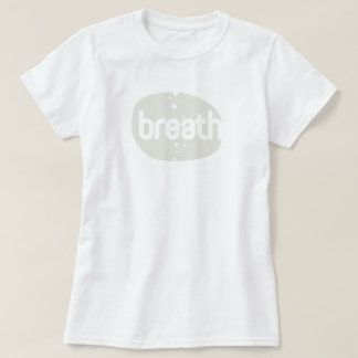 Breath Zone - White Yoga & Pilates T-shirt