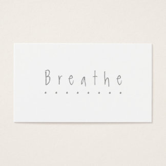 Breathe - la carte "prendre une pause"