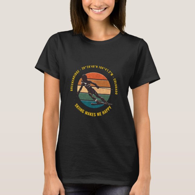 BRECKENRIDGE, Colorado Cool, T-Shirt unique (Devant)