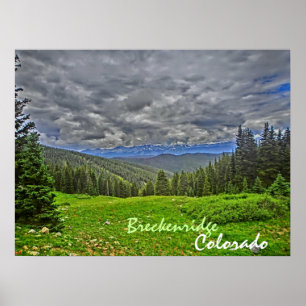 Breckenridge Colorado poster pittoresque été