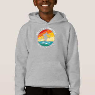 Breckenridge Colorado Retro Sweat - shirt à capuch