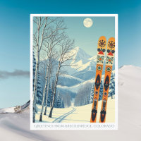 Breckenridge Colorado vacances ski Carte postale