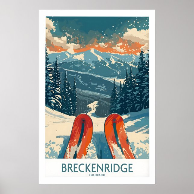 Breckenridge Poster Colorado 1 (Devant)