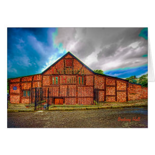Bredbury Hall, Stockport, note blanche / carte