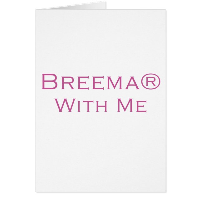 Breema avec moi (Devant)