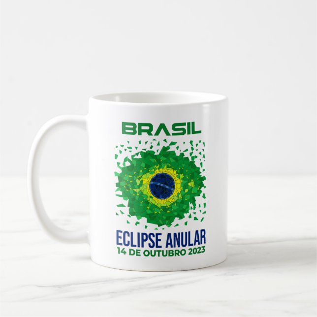 Brésil annuel Eclipse café Mug (Gauche)