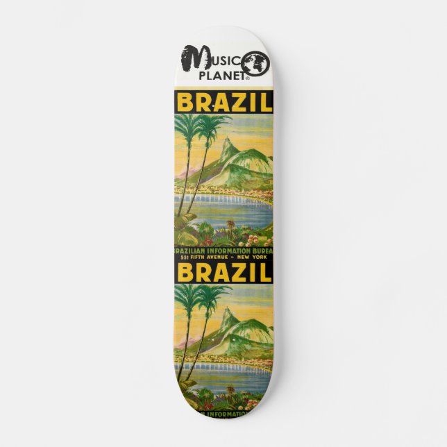 BRÉSIL  BRASIL Skateboard (Recto)