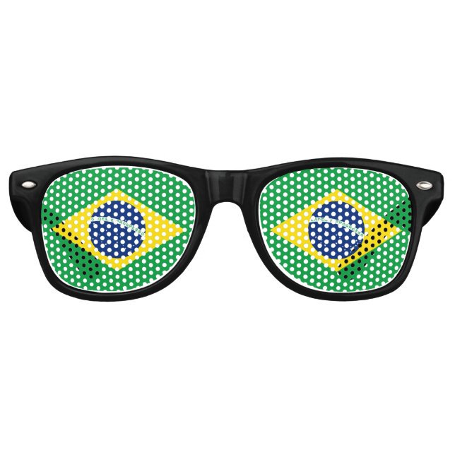 Brésil drapeau Parti lunettes de soleil (Devant)