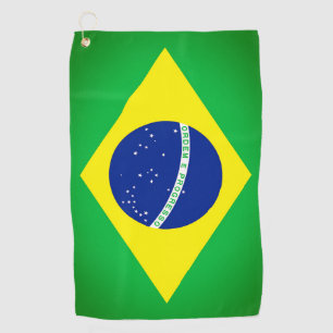 Brésil Drapeau serviette de golf