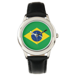 Brésil Montre pour enfants - Le drapeau du Brésil