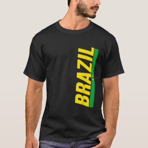 Brésil T-shirt Brésilien Drapeau Brasil Cadeau Sou