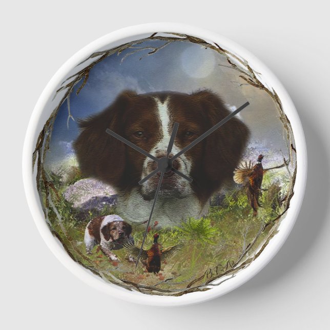 Bretagne française, Horloge d'art (Recto)