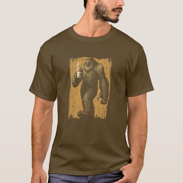Brève du matin avec T-shirt Bigfoot (Devant)