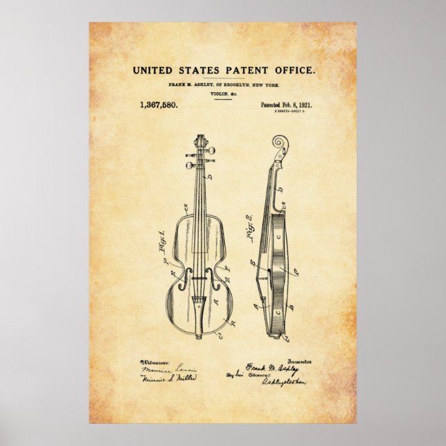 Brevet - Violon - Poster (Devant)